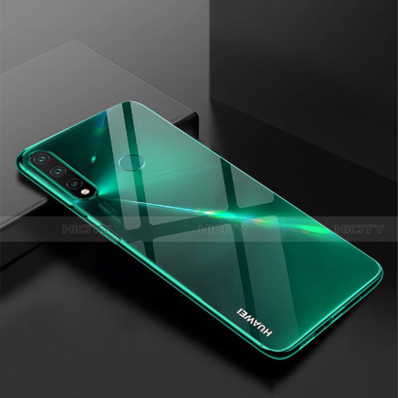 Silikon Schutzhülle Ultra Dünn Flexible Tasche Durchsichtig Transparent H04 für Huawei Enjoy 10 Plus Grün
