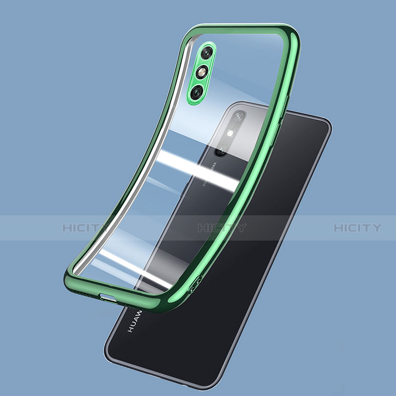 Silikon Schutzhülle Ultra Dünn Flexible Tasche Durchsichtig Transparent H04 für Huawei Enjoy 10e groß