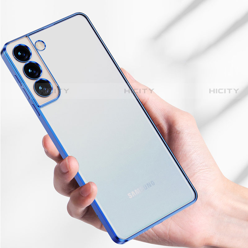 Silikon Schutzhülle Ultra Dünn Flexible Tasche Durchsichtig Transparent H04 für Samsung Galaxy S22 Plus 5G