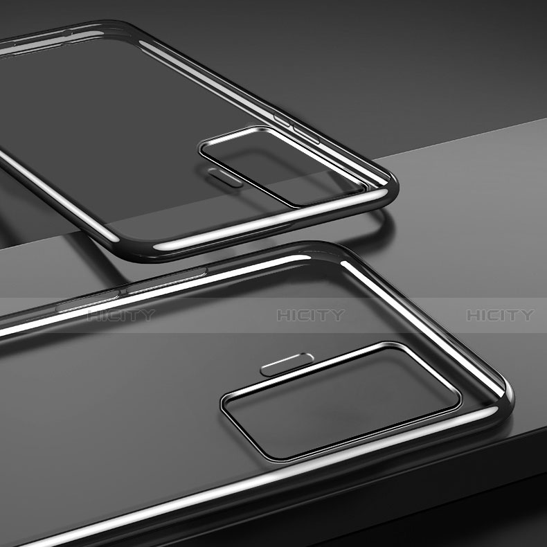 Silikon Schutzhülle Ultra Dünn Flexible Tasche Durchsichtig Transparent H04 für Vivo X50 5G