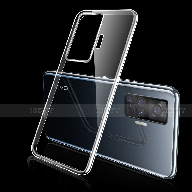 Silikon Schutzhülle Ultra Dünn Flexible Tasche Durchsichtig Transparent H04 für Vivo X50 Pro 5G