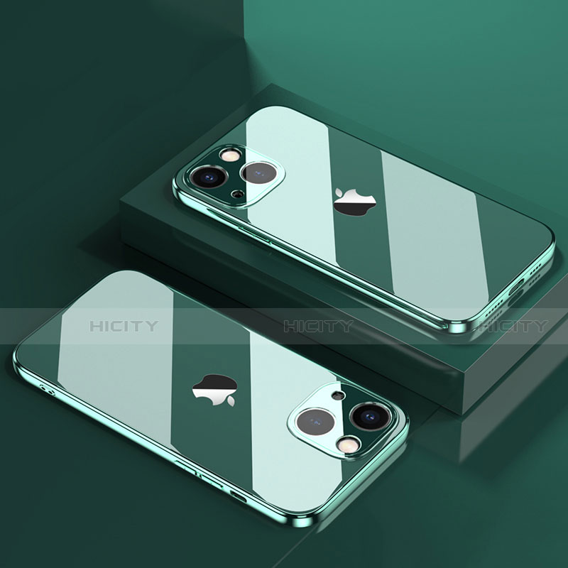 Silikon Schutzhülle Ultra Dünn Flexible Tasche Durchsichtig Transparent H05 für Apple iPhone 13 Mini
