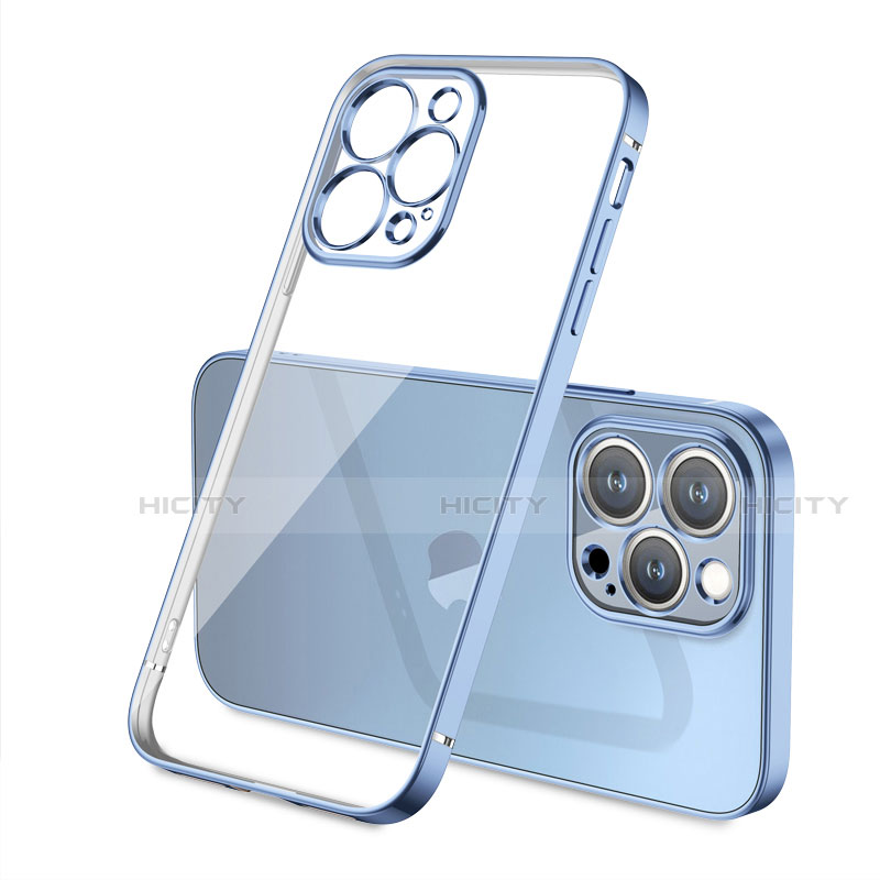 Silikon Schutzhülle Ultra Dünn Flexible Tasche Durchsichtig Transparent H05 für Apple iPhone 13 Pro