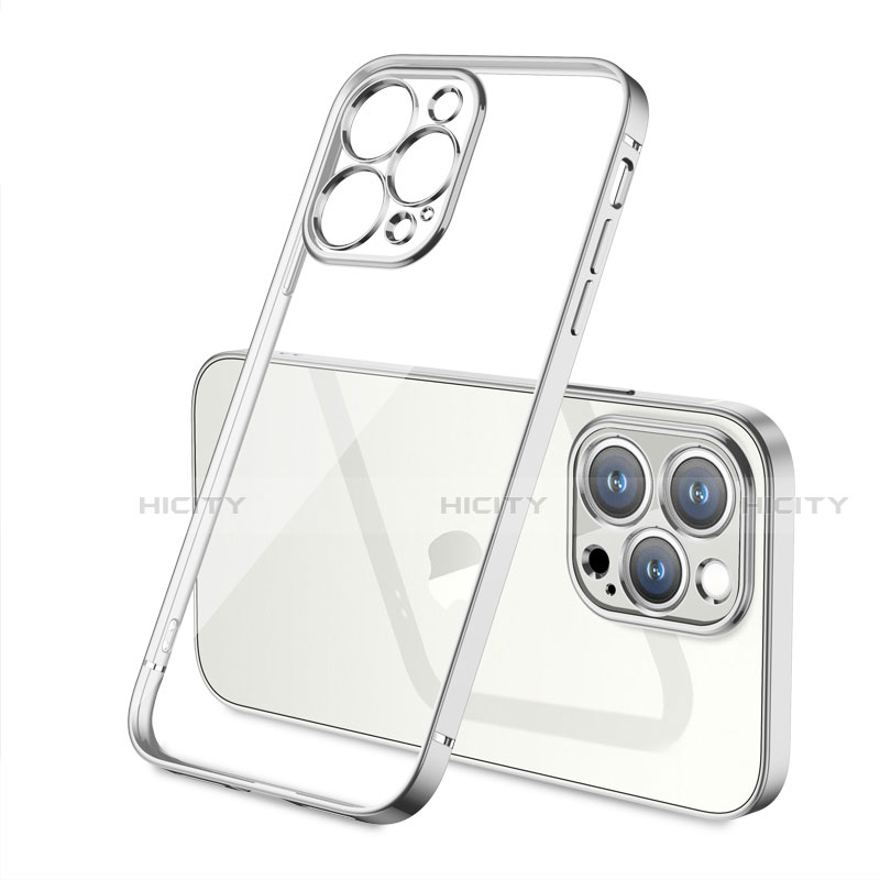 Silikon Schutzhülle Ultra Dünn Flexible Tasche Durchsichtig Transparent H05 für Apple iPhone 13 Pro Max