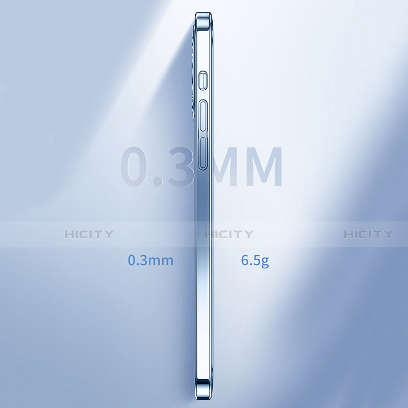 Silikon Schutzhülle Ultra Dünn Flexible Tasche Durchsichtig Transparent H05 für Apple iPhone 14
