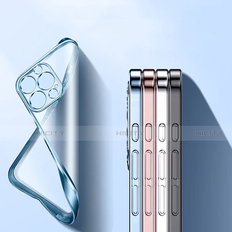 Silikon Schutzhülle Ultra Dünn Flexible Tasche Durchsichtig Transparent H05 für Apple iPhone 14