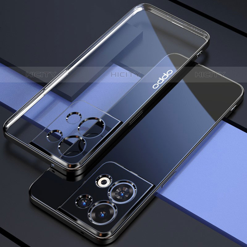 Silikon Schutzhülle Ultra Dünn Flexible Tasche Durchsichtig Transparent H05 für Oppo Reno8 5G