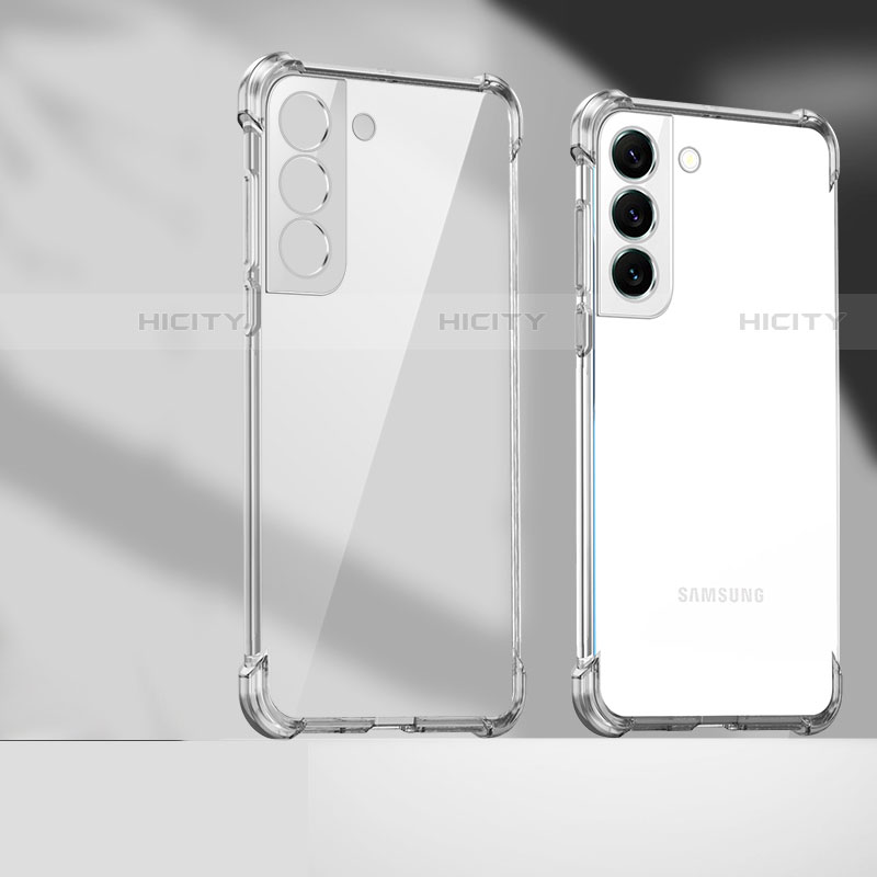 Silikon Schutzhülle Ultra Dünn Flexible Tasche Durchsichtig Transparent H05 für Samsung Galaxy S21 Plus 5G groß