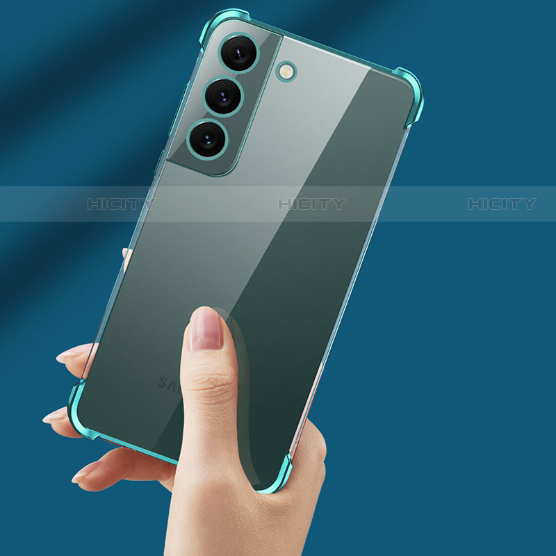 Silikon Schutzhülle Ultra Dünn Flexible Tasche Durchsichtig Transparent H05 für Samsung Galaxy S21 Plus 5G groß