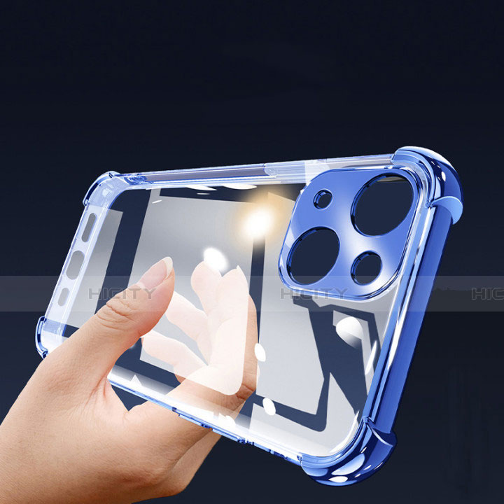 Silikon Schutzhülle Ultra Dünn Flexible Tasche Durchsichtig Transparent H06 für Apple iPhone 13 Mini