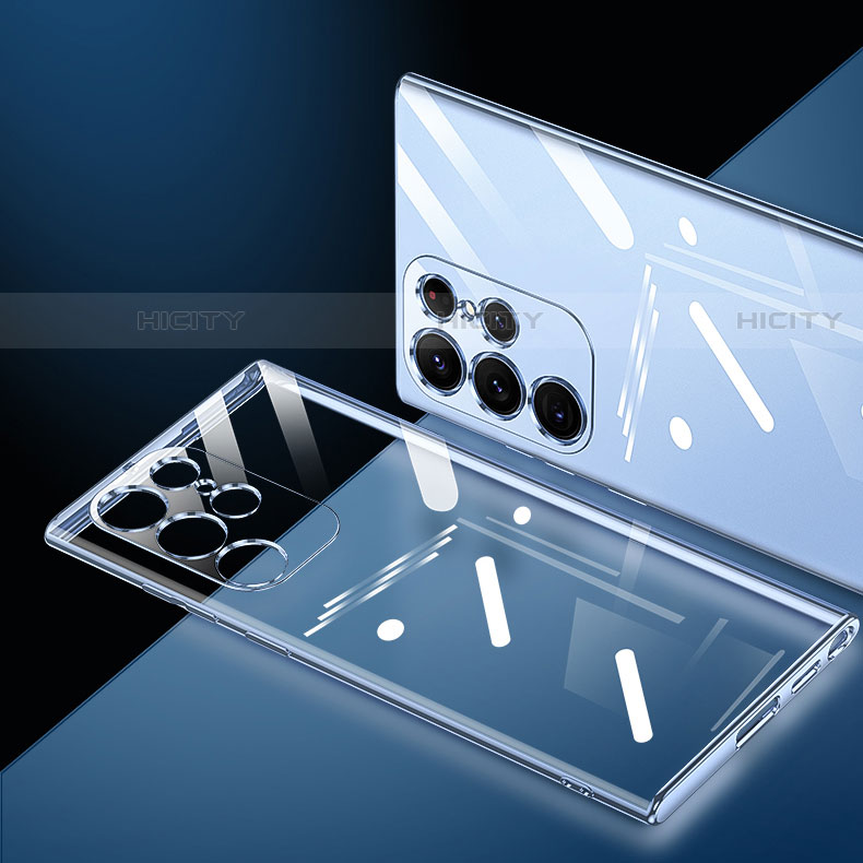 Silikon Schutzhülle Ultra Dünn Flexible Tasche Durchsichtig Transparent H06 für Samsung Galaxy S21 Ultra 5G