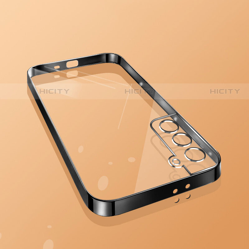 Silikon Schutzhülle Ultra Dünn Flexible Tasche Durchsichtig Transparent H07 für Samsung Galaxy S23 Plus 5G groß