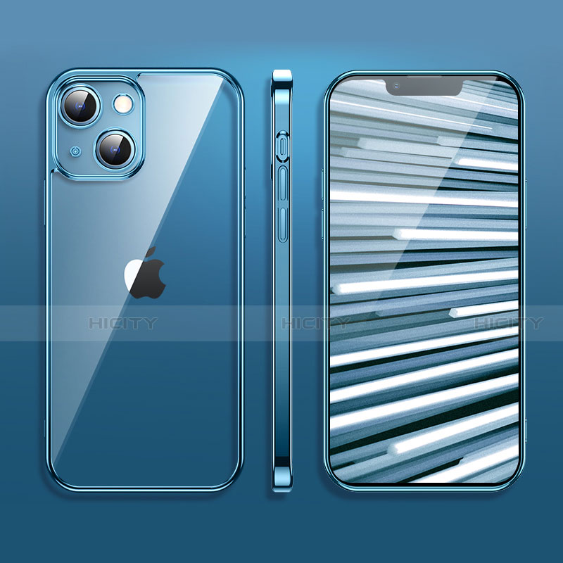 Silikon Schutzhülle Ultra Dünn Flexible Tasche Durchsichtig Transparent H09 für Apple iPhone 14 groß