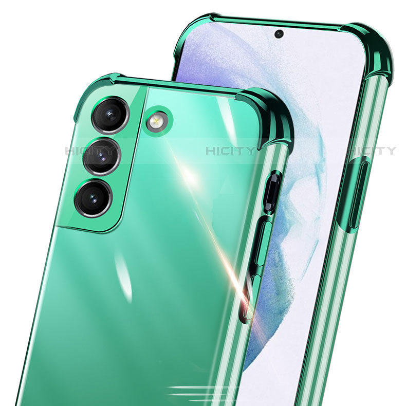 Silikon Schutzhülle Ultra Dünn Flexible Tasche Durchsichtig Transparent H09 für Samsung Galaxy S22 Plus 5G