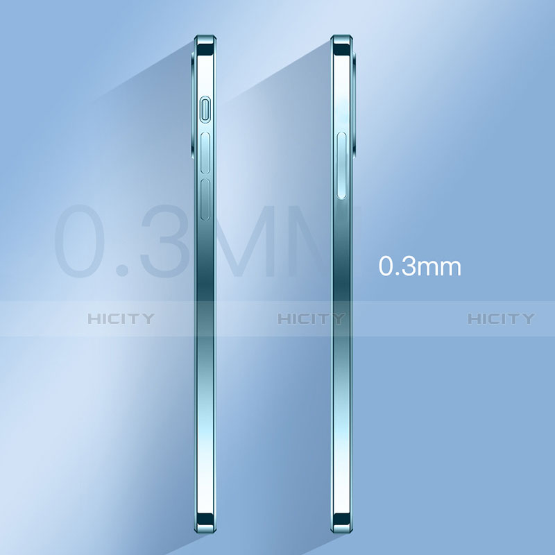 Silikon Schutzhülle Ultra Dünn Flexible Tasche Durchsichtig Transparent H10 für Apple iPhone 14 Plus