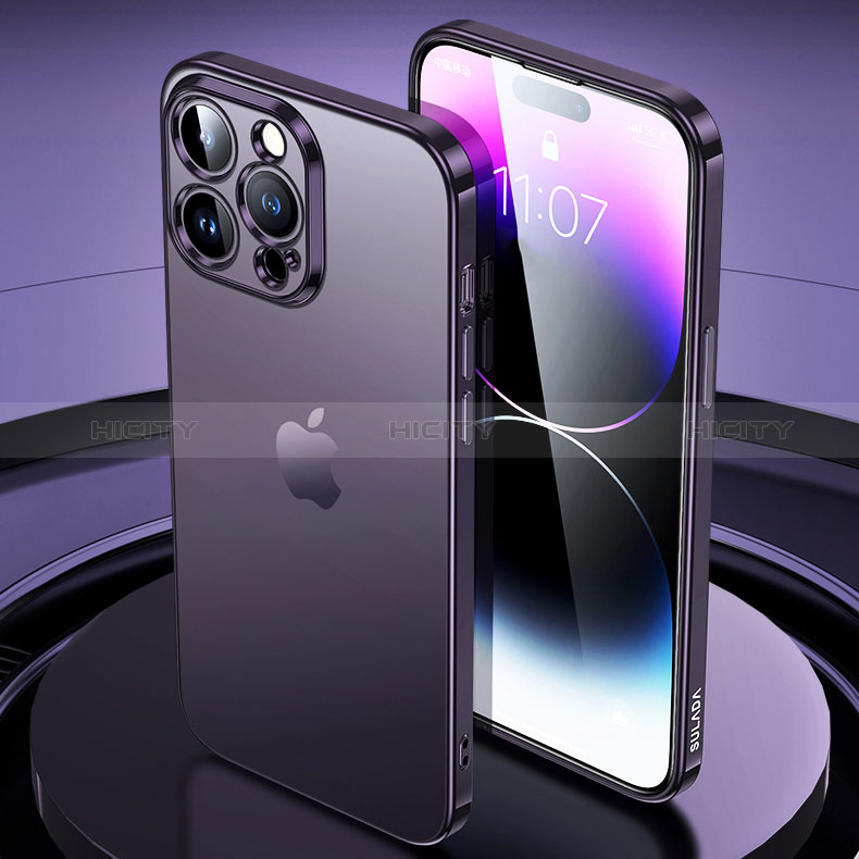 Silikon Schutzhülle Ultra Dünn Flexible Tasche Durchsichtig Transparent LD1 für Apple iPhone 15 Pro groß