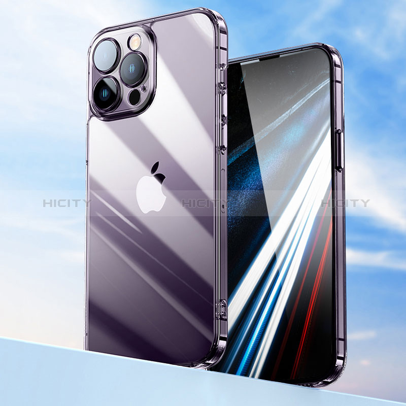 Silikon Schutzhülle Ultra Dünn Flexible Tasche Durchsichtig Transparent LD3 für Apple iPhone 13 Pro Max