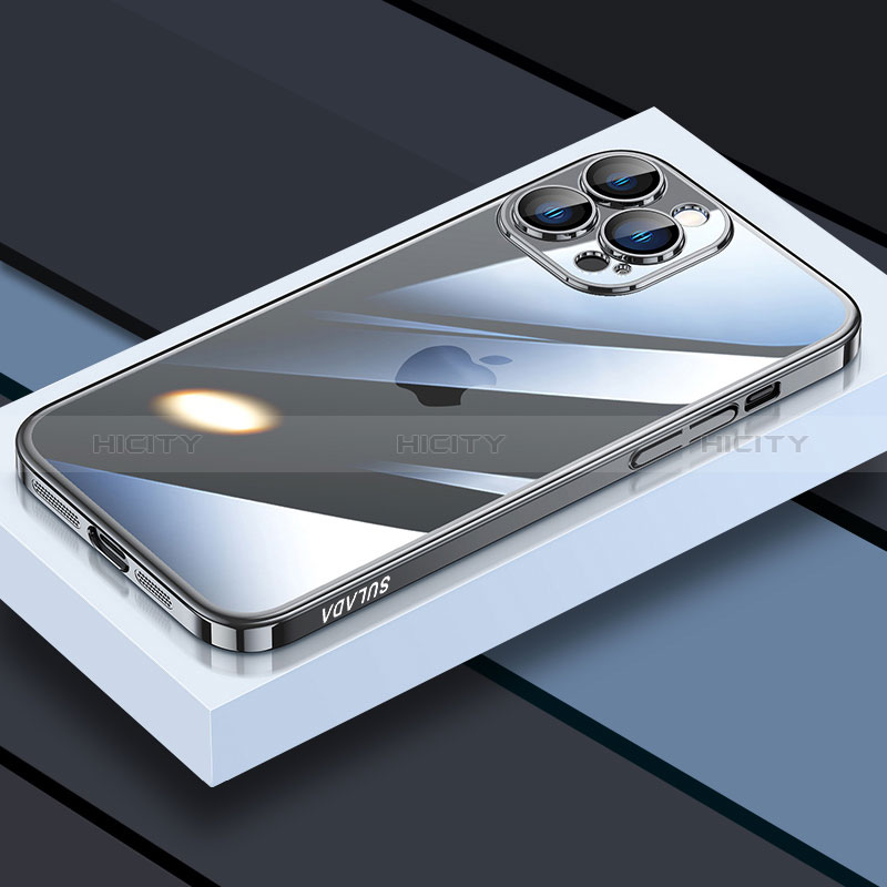 Silikon Schutzhülle Ultra Dünn Flexible Tasche Durchsichtig Transparent LD4 für Apple iPhone 13 Pro Max