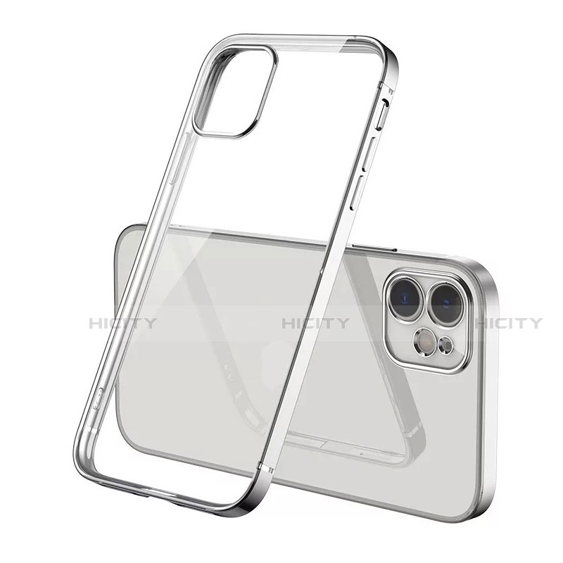 Silikon Schutzhülle Ultra Dünn Flexible Tasche Durchsichtig Transparent N01 für Apple iPhone 12 groß