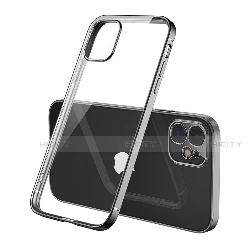 Silikon Schutzhülle Ultra Dünn Flexible Tasche Durchsichtig Transparent N01 für Apple iPhone 12 groß