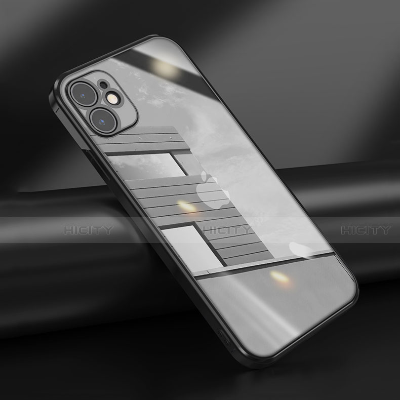 Silikon Schutzhülle Ultra Dünn Flexible Tasche Durchsichtig Transparent N02 für Apple iPhone 12
