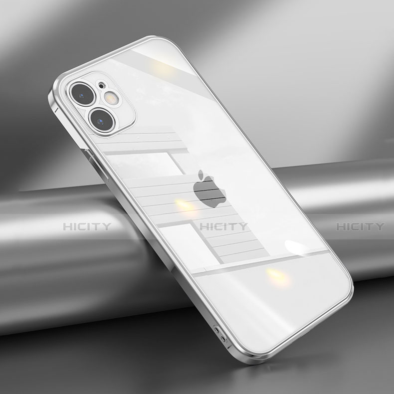 Silikon Schutzhülle Ultra Dünn Flexible Tasche Durchsichtig Transparent N02 für Apple iPhone 12 Mini