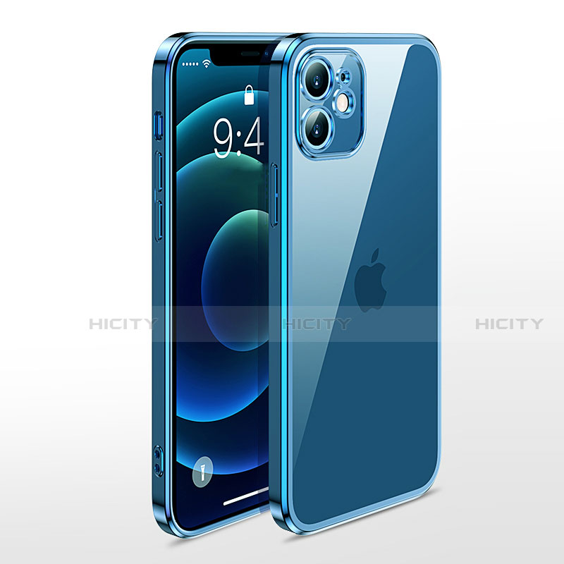 Silikon Schutzhülle Ultra Dünn Flexible Tasche Durchsichtig Transparent N04 für Apple iPhone 12