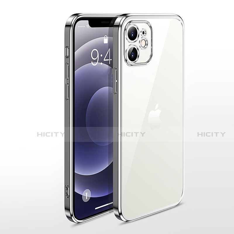Silikon Schutzhülle Ultra Dünn Flexible Tasche Durchsichtig Transparent N04 für Apple iPhone 12