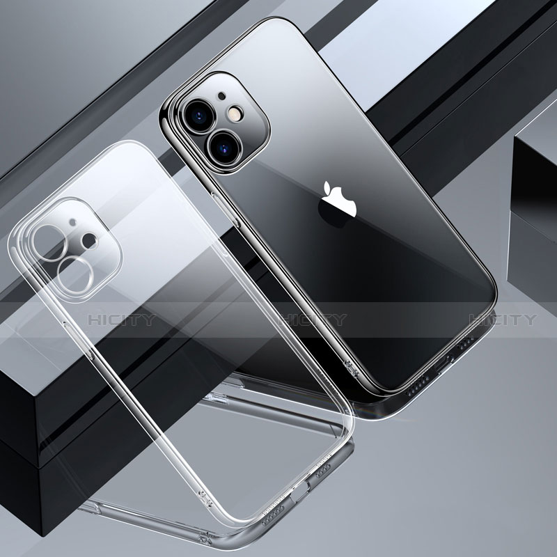Silikon Schutzhülle Ultra Dünn Flexible Tasche Durchsichtig Transparent S01 für Apple iPhone 12 Klar