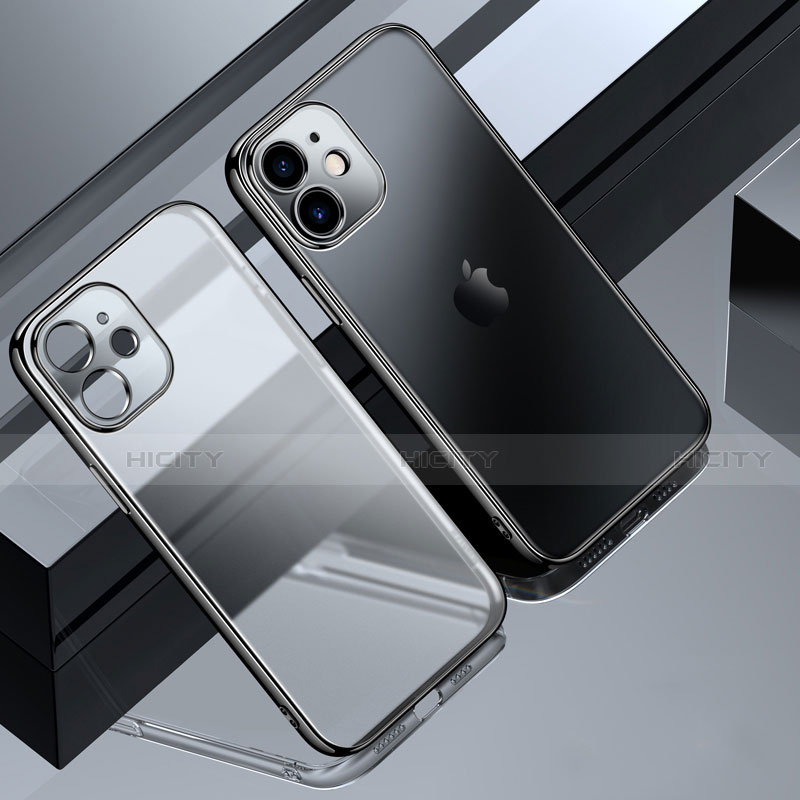 Silikon Schutzhülle Ultra Dünn Flexible Tasche Durchsichtig Transparent S01 für Apple iPhone 12 Pro Max groß