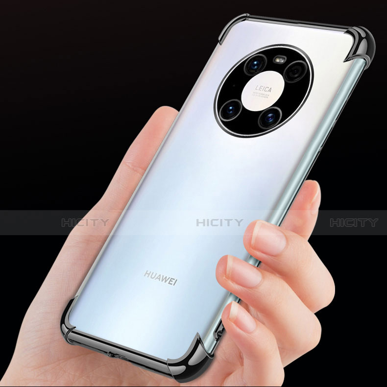 Silikon Schutzhülle Ultra Dünn Flexible Tasche Durchsichtig Transparent S01 für Huawei Mate 40