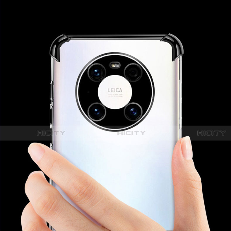 Silikon Schutzhülle Ultra Dünn Flexible Tasche Durchsichtig Transparent S01 für Huawei Mate 40