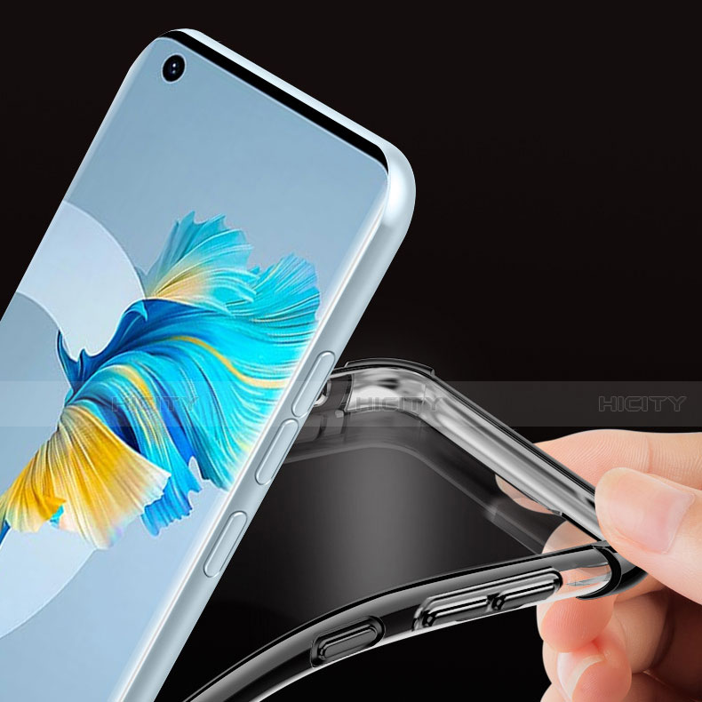 Silikon Schutzhülle Ultra Dünn Flexible Tasche Durchsichtig Transparent S01 für Huawei Mate 40E 5G
