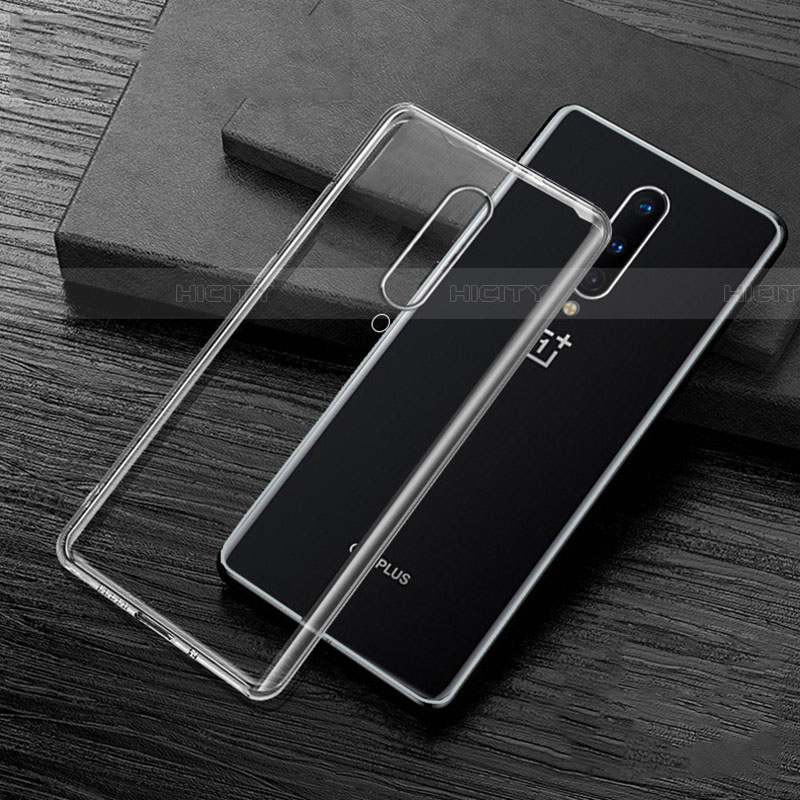 Silikon Schutzhülle Ultra Dünn Flexible Tasche Durchsichtig Transparent S01 für OnePlus 8