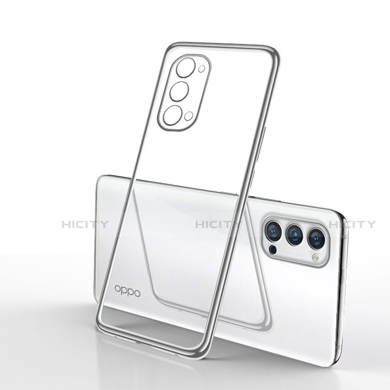 Silikon Schutzhülle Ultra Dünn Flexible Tasche Durchsichtig Transparent S01 für Oppo Reno4 5G