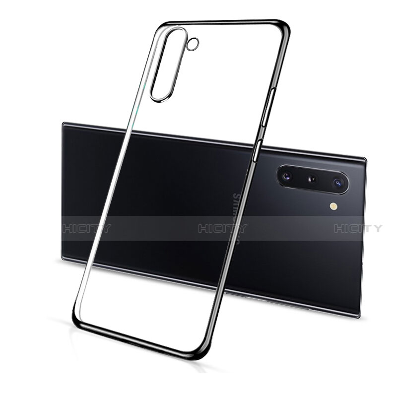 Silikon Schutzhülle Ultra Dünn Flexible Tasche Durchsichtig Transparent S01 für Samsung Galaxy Note 10 5G groß