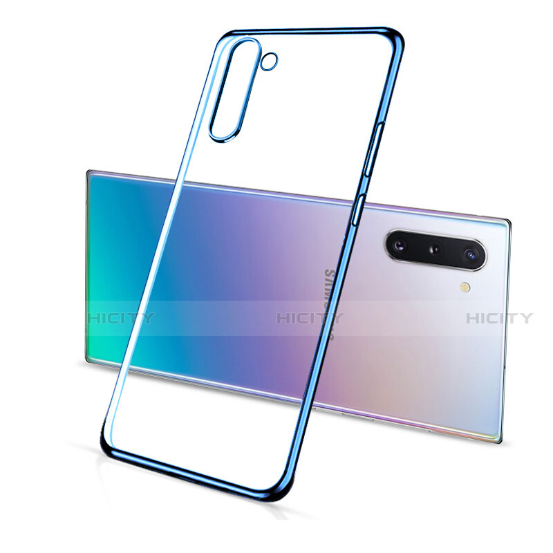 Silikon Schutzhülle Ultra Dünn Flexible Tasche Durchsichtig Transparent S01 für Samsung Galaxy Note 10 5G groß