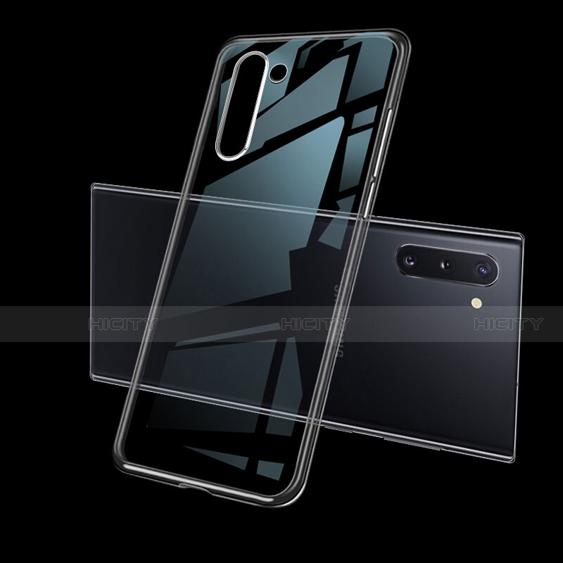 Silikon Schutzhülle Ultra Dünn Flexible Tasche Durchsichtig Transparent S01 für Samsung Galaxy Note 10 5G groß