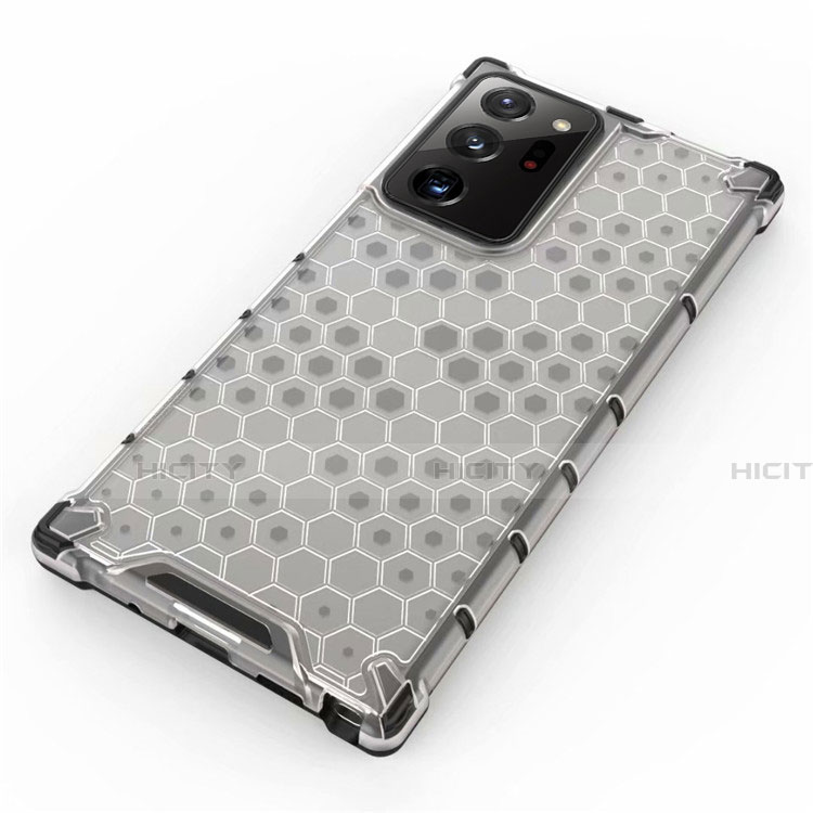 Silikon Schutzhülle Ultra Dünn Flexible Tasche Durchsichtig Transparent S01 für Samsung Galaxy Note 20 Ultra 5G groß