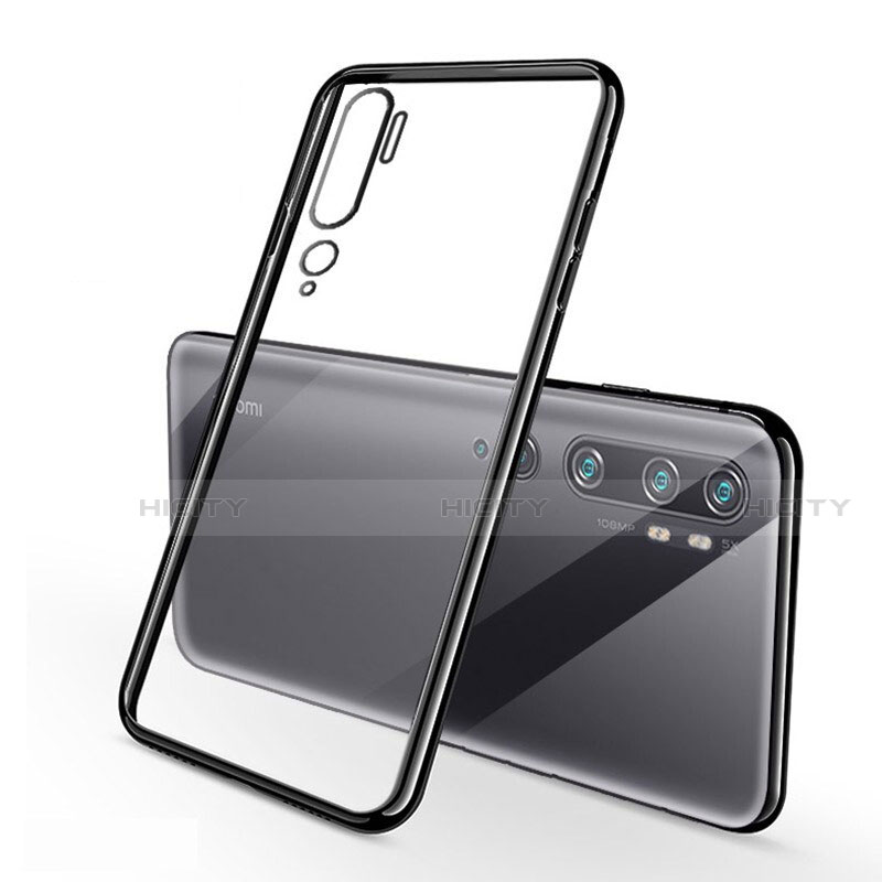 Silikon Schutzhülle Ultra Dünn Flexible Tasche Durchsichtig Transparent S01 für Xiaomi Mi Note 10 Pro