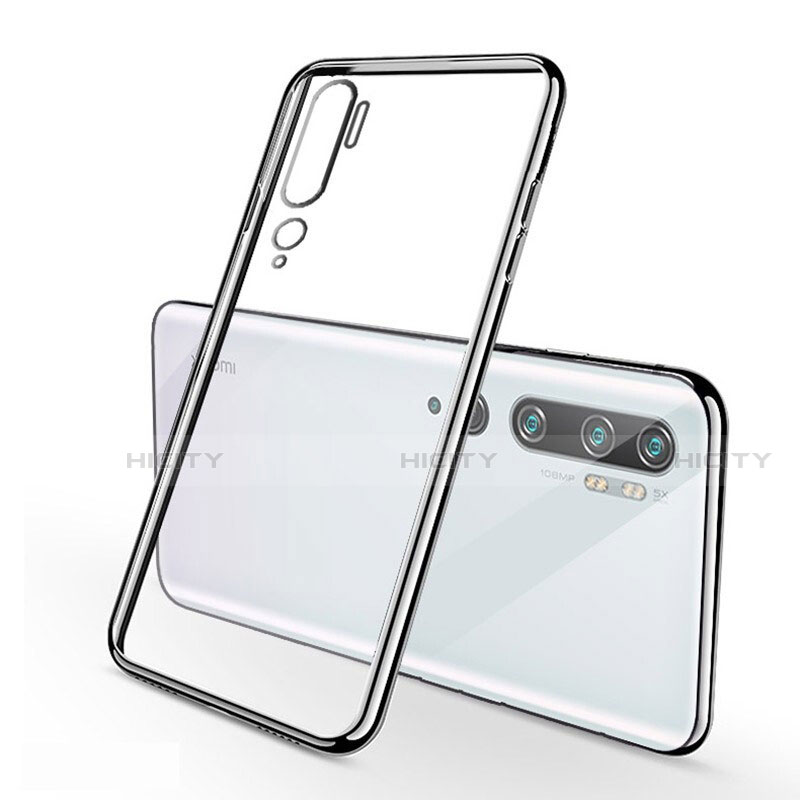 Silikon Schutzhülle Ultra Dünn Flexible Tasche Durchsichtig Transparent S01 für Xiaomi Mi Note 10 Pro