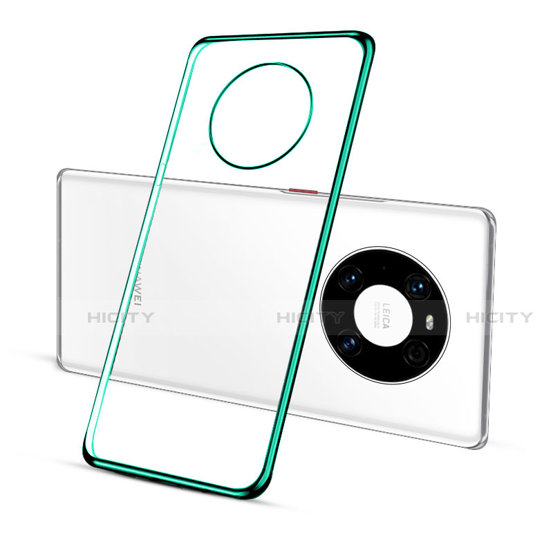 Silikon Schutzhülle Ultra Dünn Flexible Tasche Durchsichtig Transparent S02 für Huawei Mate 40 Grün
