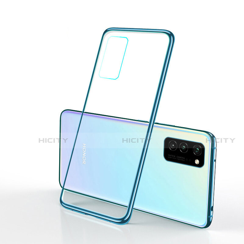 Silikon Schutzhülle Ultra Dünn Flexible Tasche Durchsichtig Transparent S03 für Huawei Honor V30 Pro 5G groß