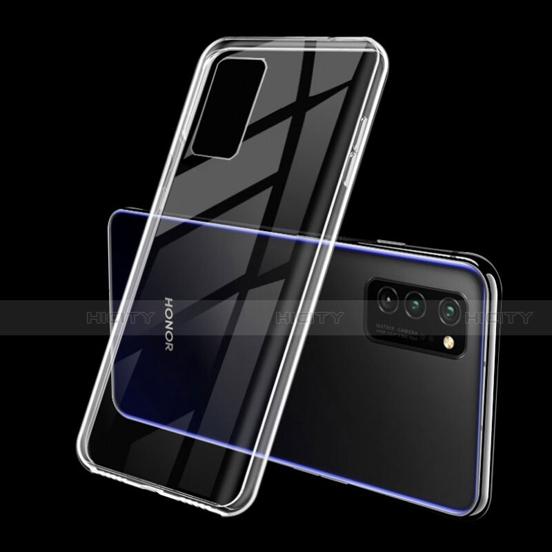 Silikon Schutzhülle Ultra Dünn Flexible Tasche Durchsichtig Transparent S03 für Huawei Honor View 30 5G Klar Plus
