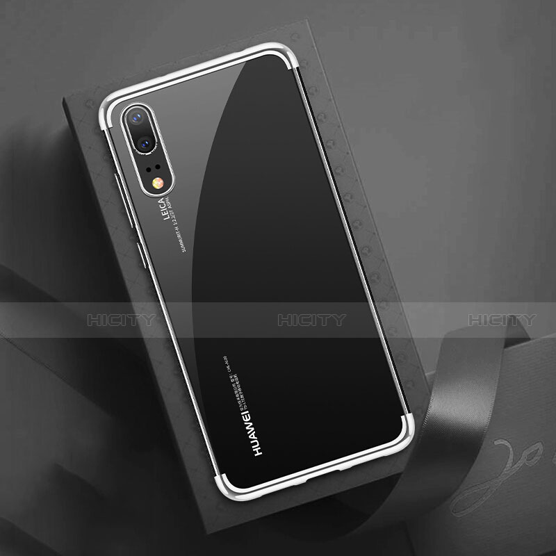 Silikon Schutzhülle Ultra Dünn Flexible Tasche Durchsichtig Transparent S03 für Huawei P20