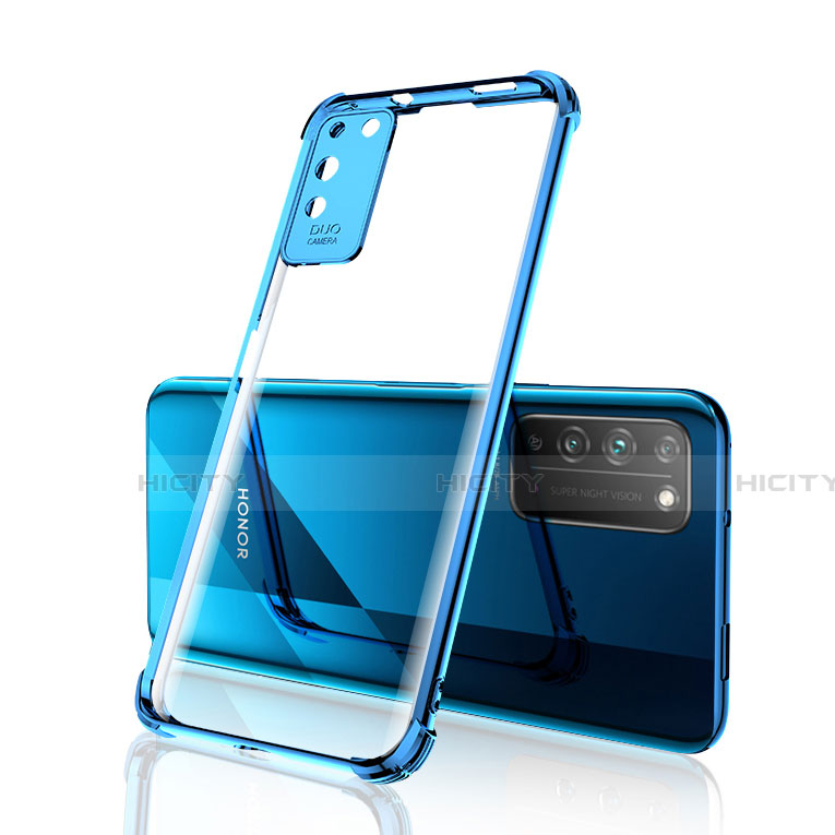 Silikon Schutzhülle Ultra Dünn Flexible Tasche Durchsichtig Transparent S04 für Huawei Honor X10 5G