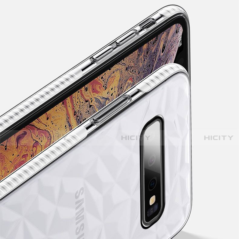 Silikon Schutzhülle Ultra Dünn Flexible Tasche Durchsichtig Transparent S04 für Samsung Galaxy S10 5G