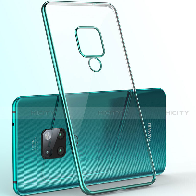 Silikon Schutzhülle Ultra Dünn Flexible Tasche Durchsichtig Transparent S06 für Huawei Mate 20 X 5G groß