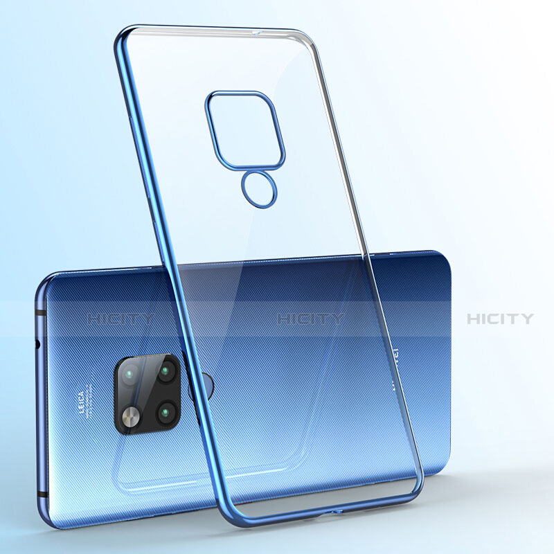 Silikon Schutzhülle Ultra Dünn Flexible Tasche Durchsichtig Transparent S06 für Huawei Mate 20 X 5G groß