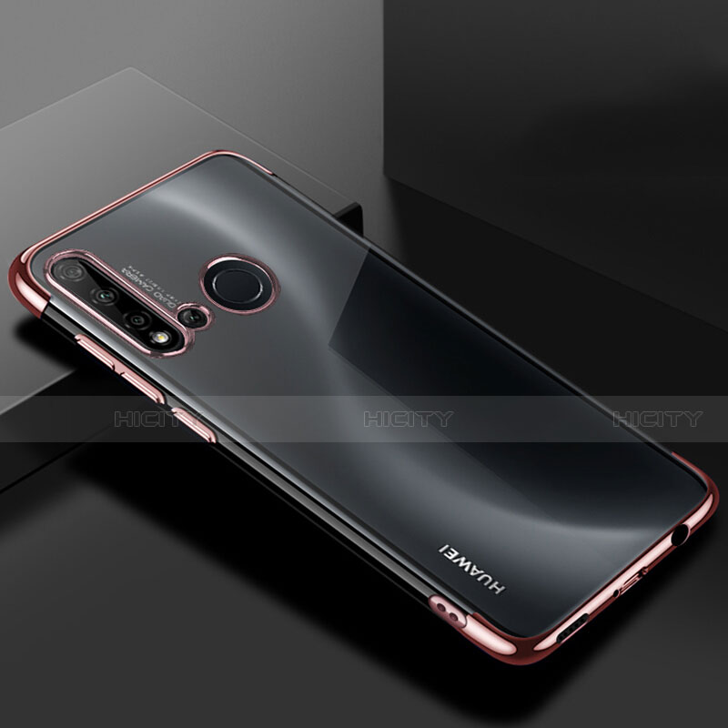 Silikon Schutzhülle Ultra Dünn Flexible Tasche Durchsichtig Transparent S07 für Huawei Nova 5i
